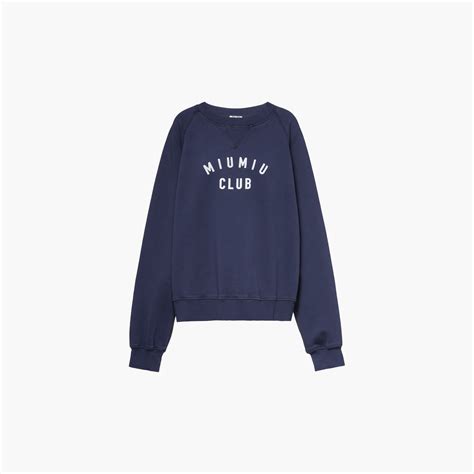 miumiu sweatshirt.